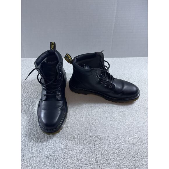 Dr Martens Black Leather Cartor Boots Men’s 13 M - Picture 2 of 10